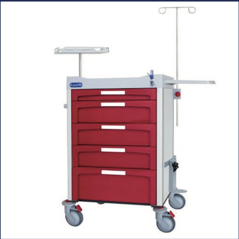 Emergency Cart — Scanda Enterprises, medical supplies Moosapet Hyderabad
